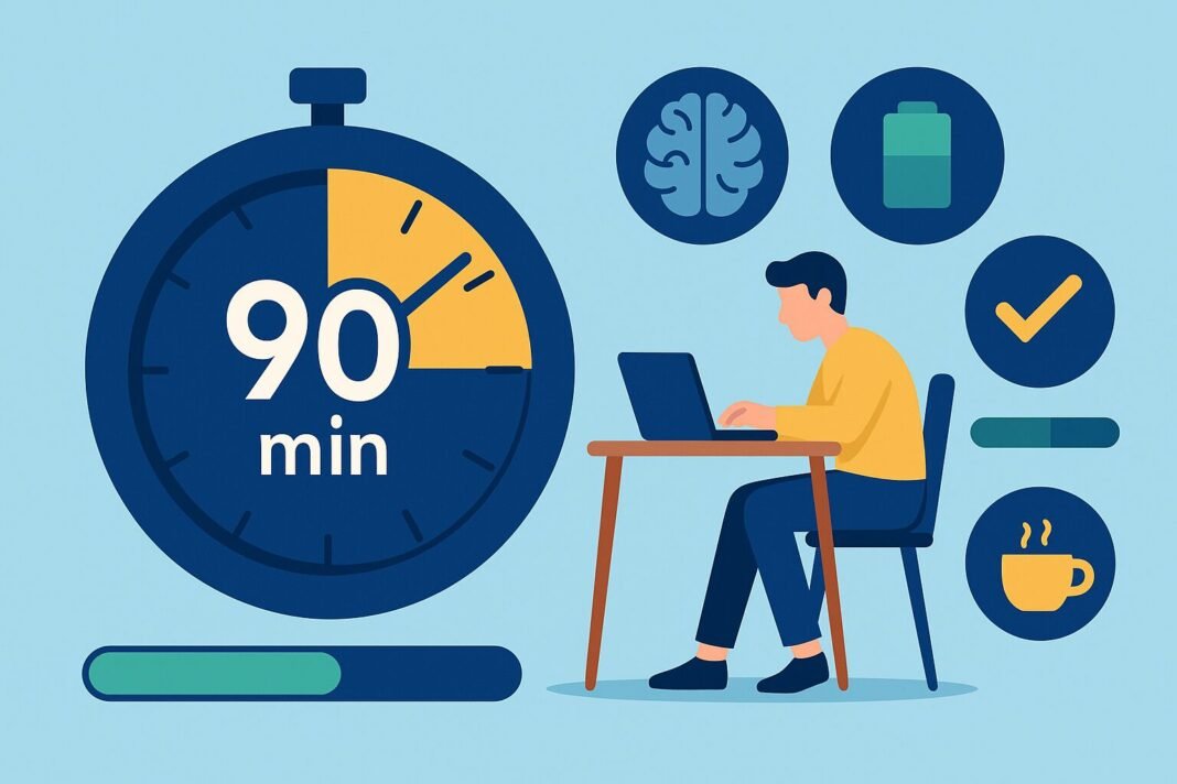 90-Minute Deep Work Cycle: How to Unlock Focus Without Burning Out
