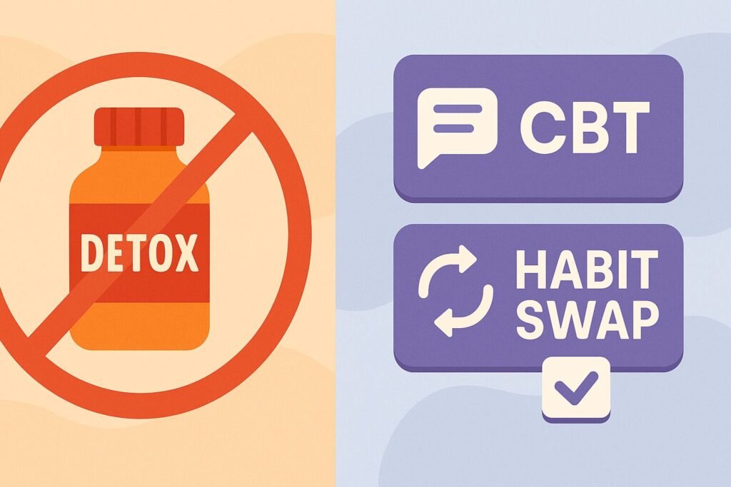 dopamine detox alternatives like CBT and habit change