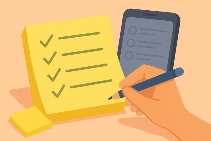 The Sticky Note Productivity Method: A $0.03 Trick That Beats Your To-Do App