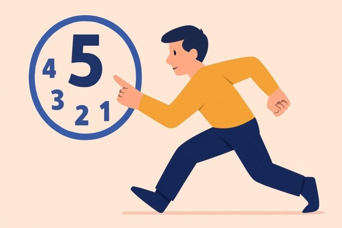 Try This: The 5-Second Countdown Trick to Break Distraction and Build Momentum
