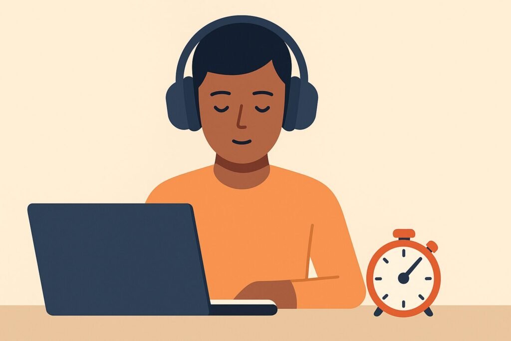 1-hour lock-in focus strategy with timer and single-task setup