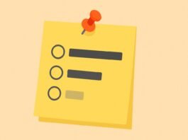 1-1-1 to-do list for focus method visualized as a sticky note with Must, Should, Could